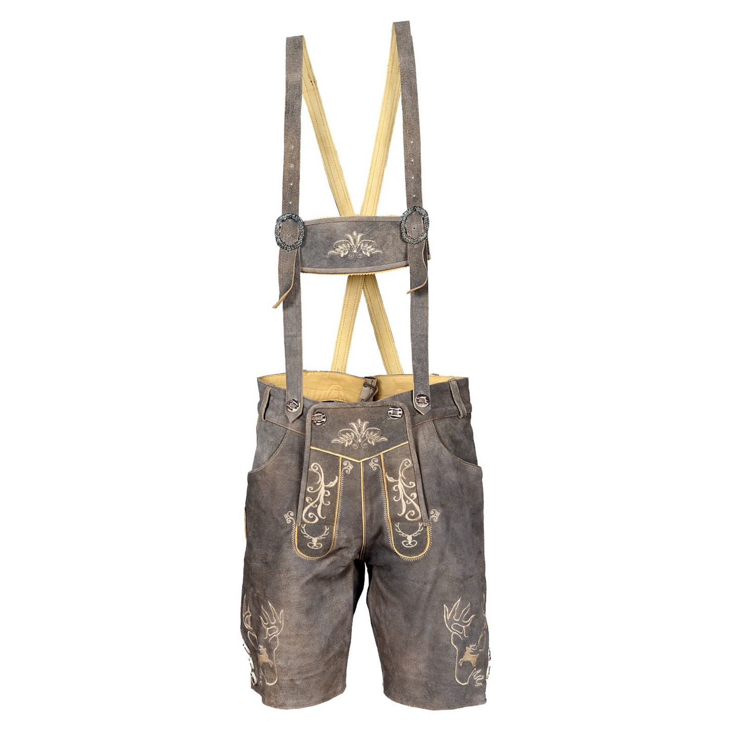 Genuine Leather Trachten Short Lederhosen Leather Oktoberfest