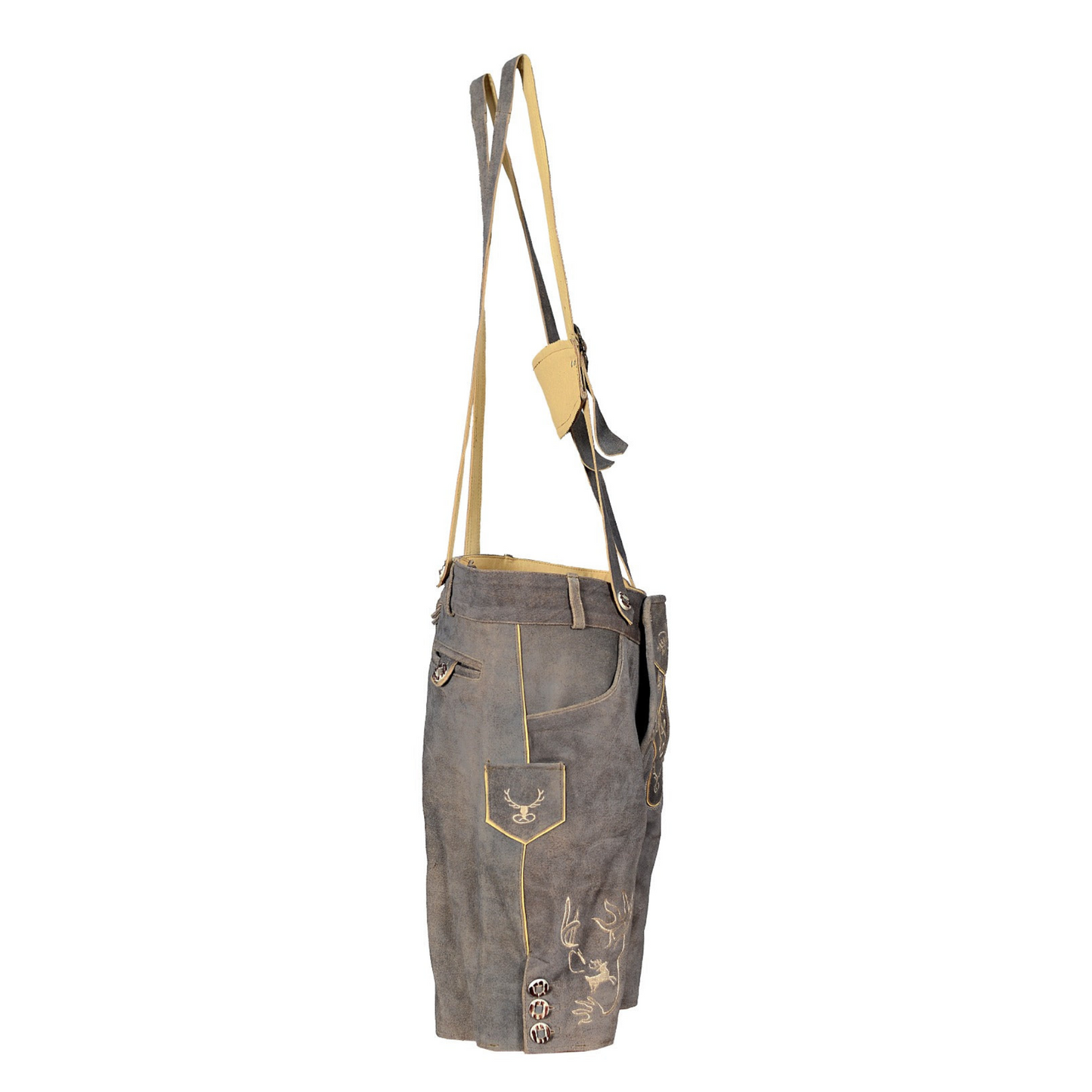 Genuine Leather Trachten Short Lederhosen Leather Oktoberfest
