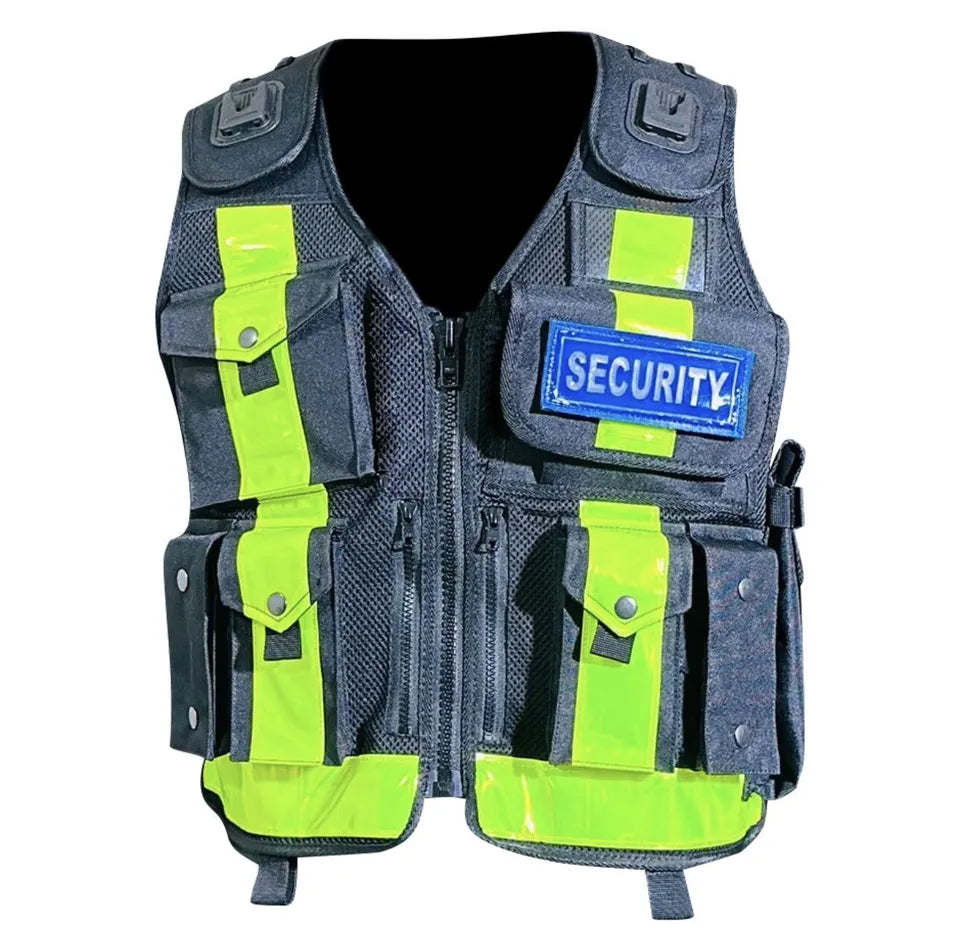 Hi Viz Dog Handler Vest Tactical Security Vest Enforcement CCTV Tac High Quality