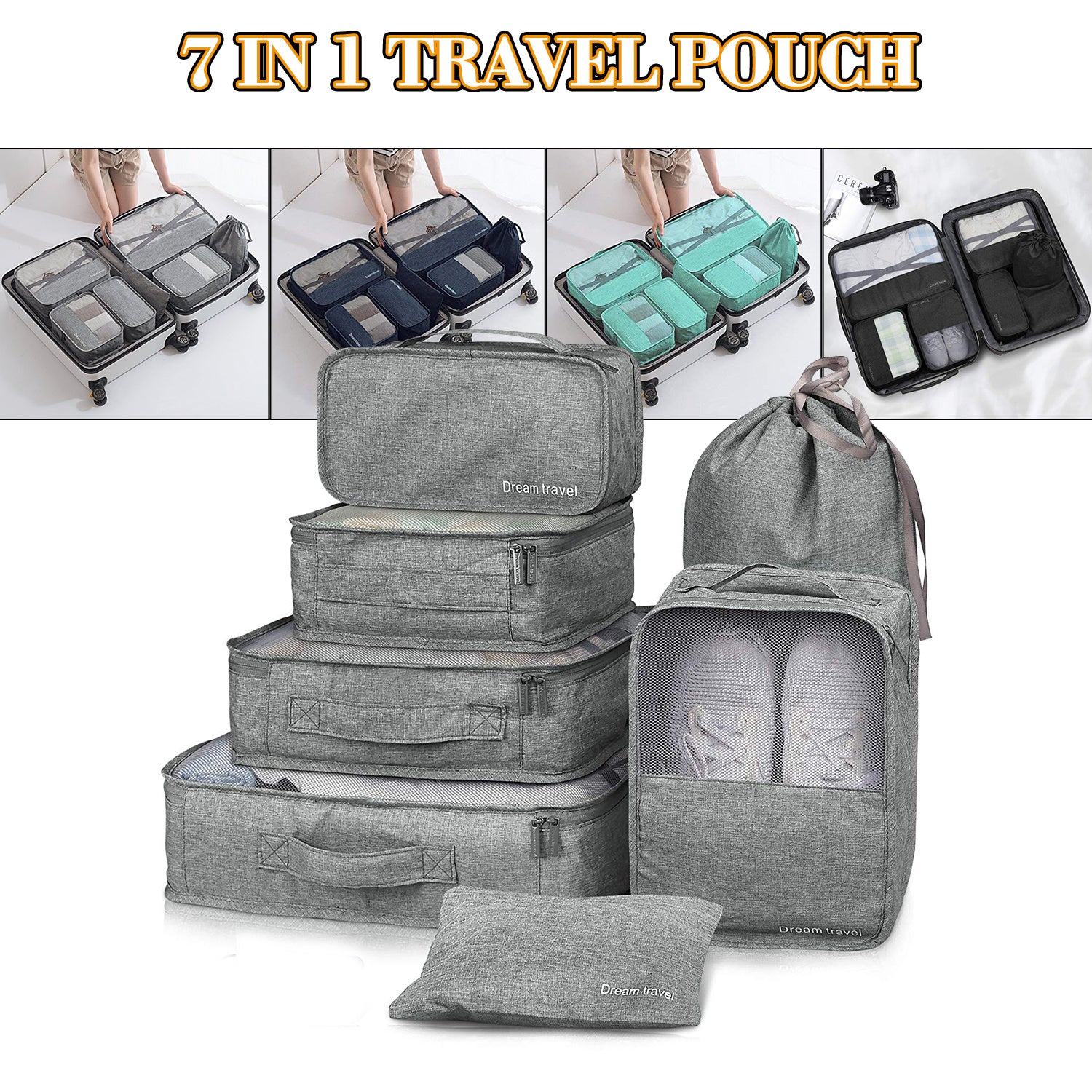 Dream travel packing cubes on sale