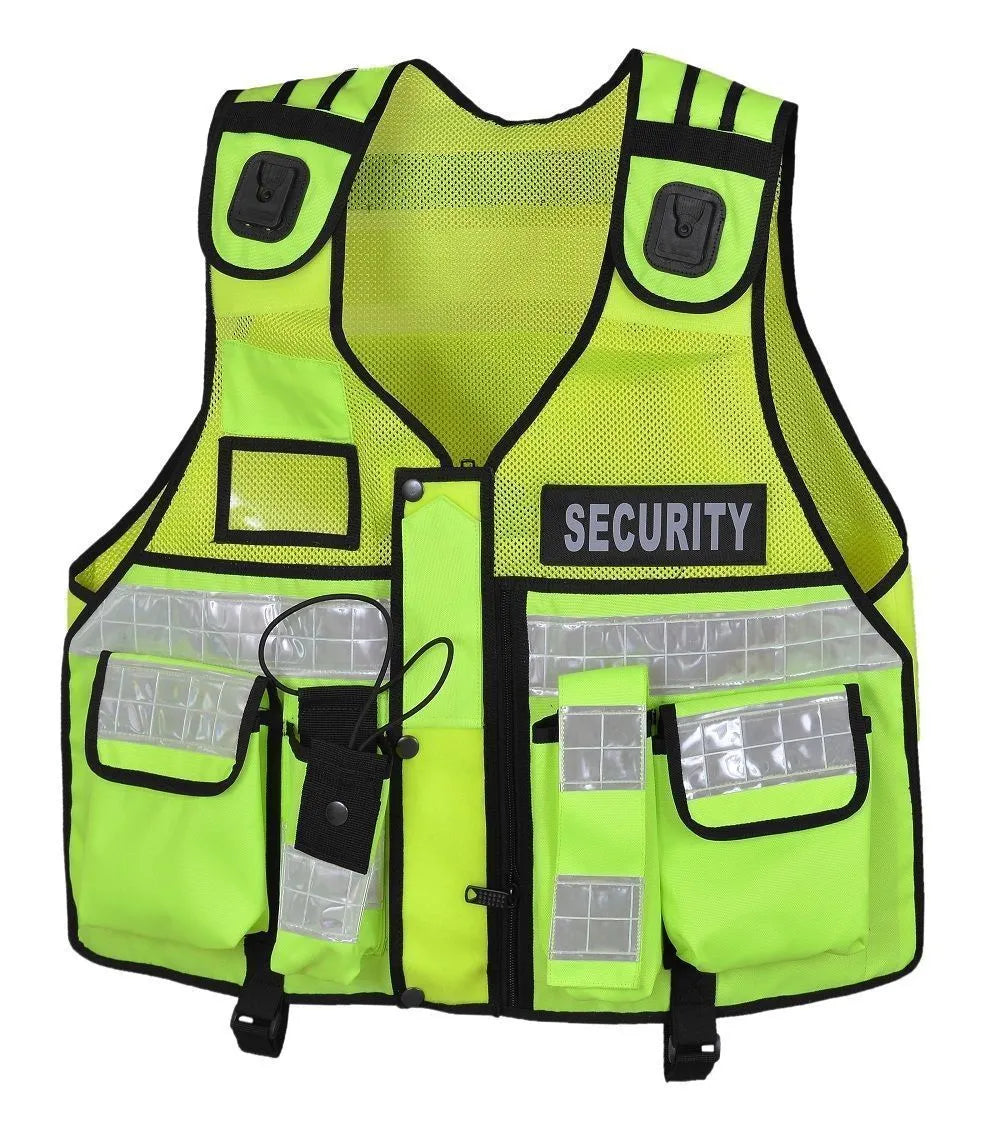 Hi Viz Orange Tactical Vest Security Enforcement CCTV, Dog Handler, Press, Event