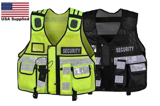 Hi Viz Orange Tactical Vest Security Enforcement CCTV, Dog Handler, Press, Event