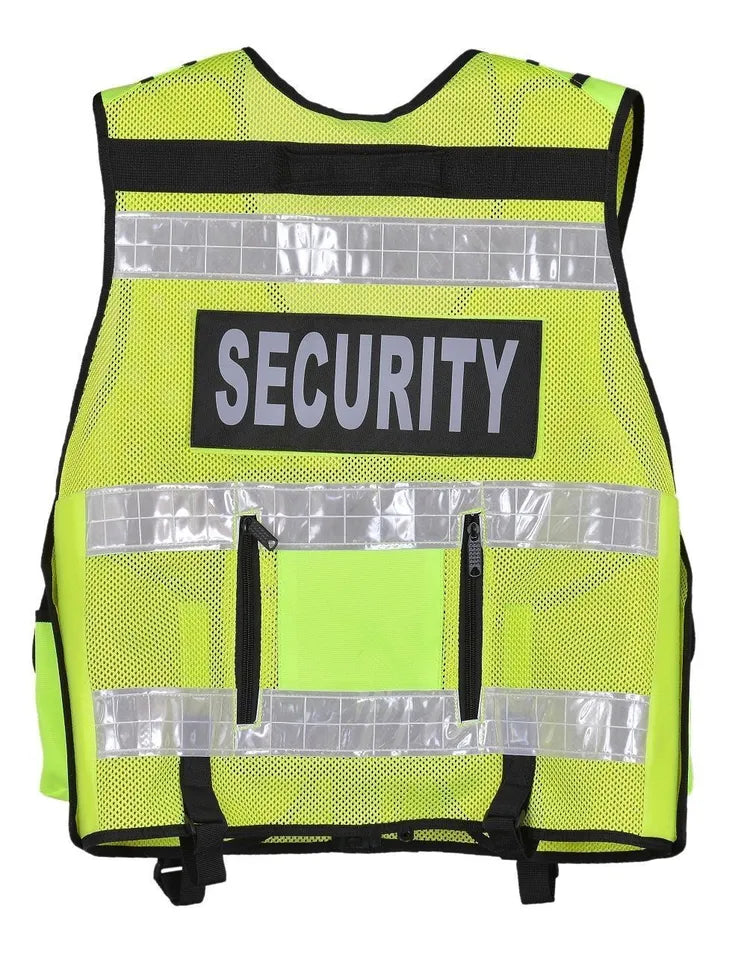 Hi Viz Orange Tactical Vest Security Enforcement CCTV, Dog Handler, Press, Event