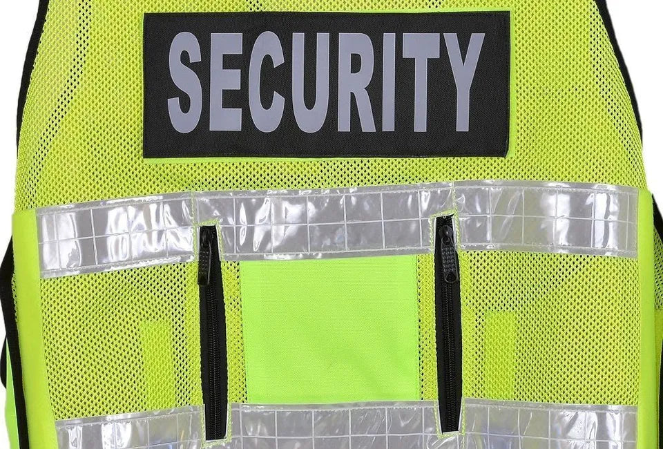 Hi Viz Orange Tactical Vest Security Enforcement CCTV, Dog Handler, Press, Event