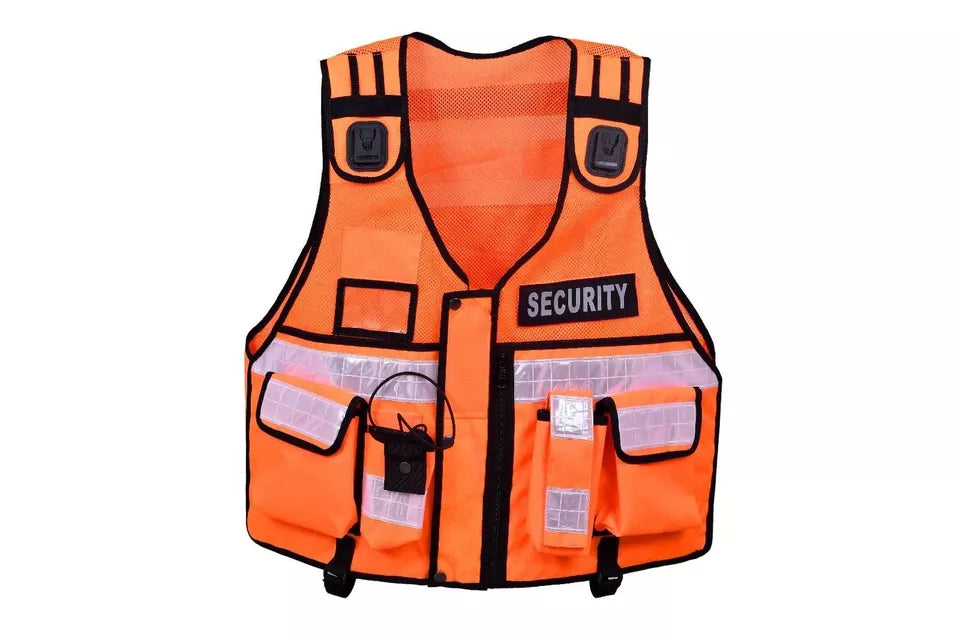 Tactical Vest Security, Enforcement, CCTV, Dog Handler, Press, High Visibility