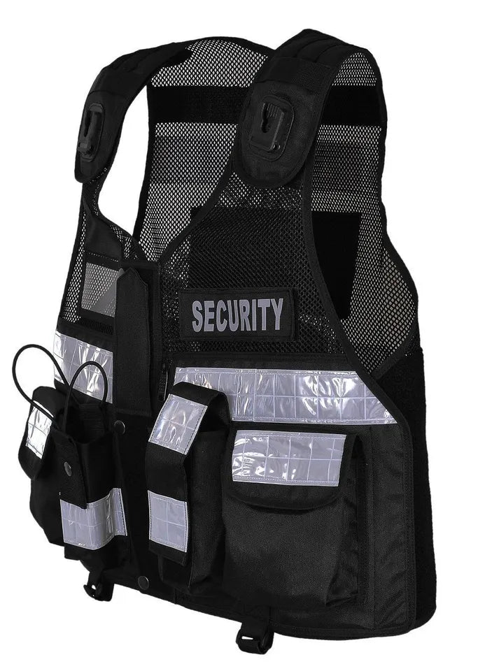 Hi Viz Orange Tactical Vest Security Enforcement CCTV, Dog Handler, Press, Event